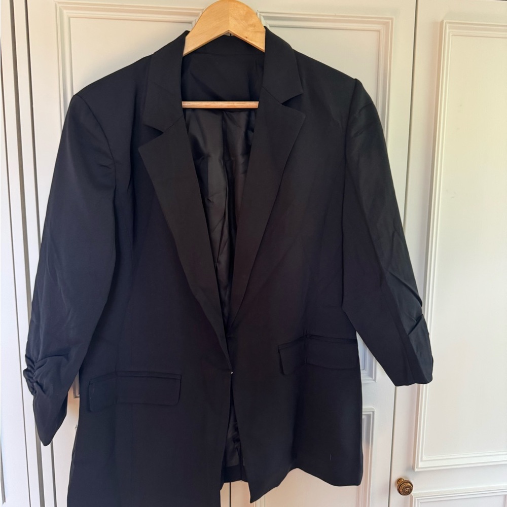 Classic Black Blazer Size M